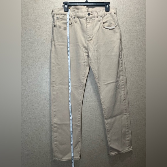 Levi's 502 Beige Denim Jeans W33 L32 - Picture 3 of 15